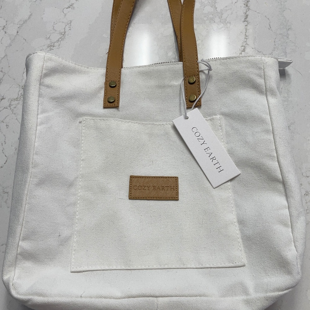 Cozy Earth canvas handbag